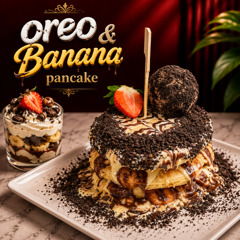 Oreo & Banana Pancake