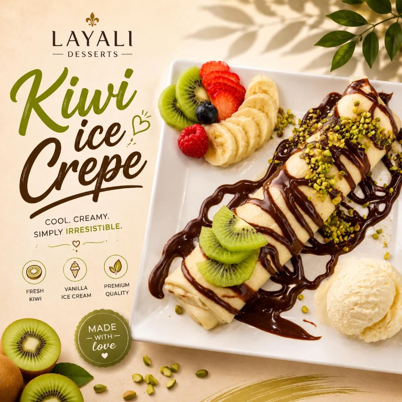 Kiwi&ice Crêpe