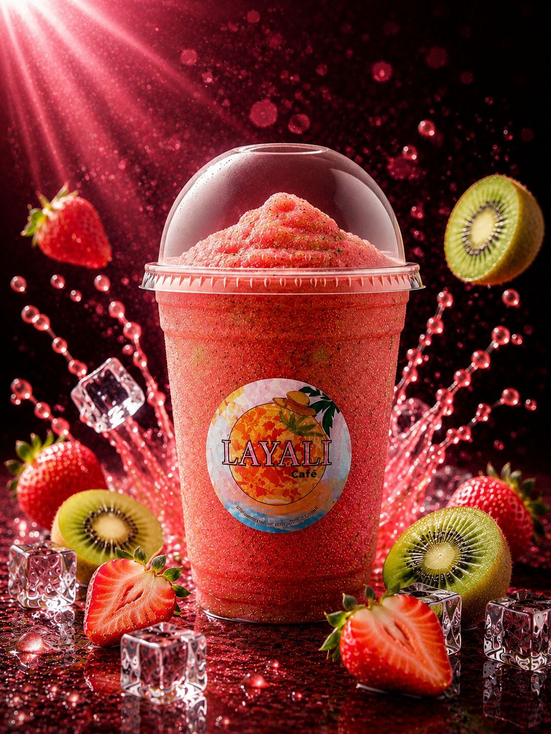 Erdbeer & Kiwi Smoothie