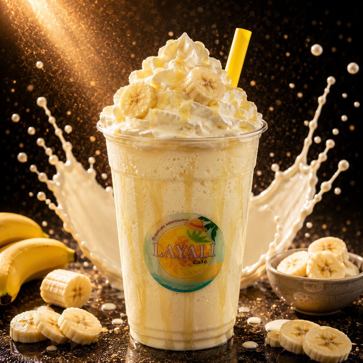 Bananen milkshake