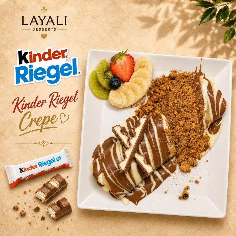 Kinder Chocolate Crêpe