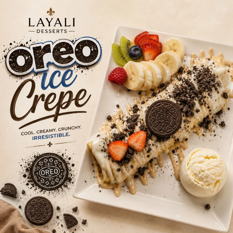 Oreo Ice Crêpe